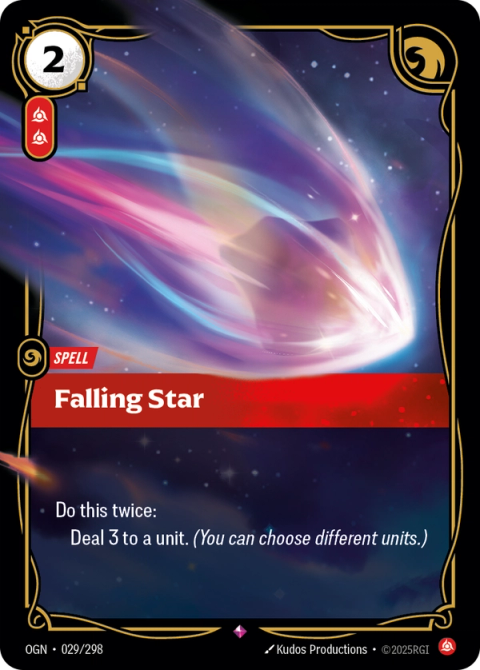 Falling Star — Origins #029, art by Kudos Productions