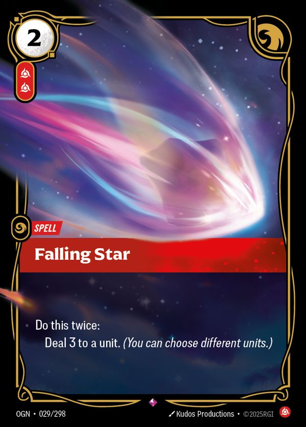 Falling Star — Riftbound card