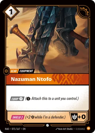 Nazuman Ntofo — Riftbound card RAD 071