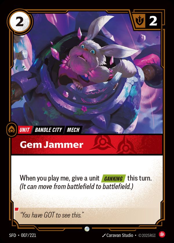 Gem Jammer — Riftbound card