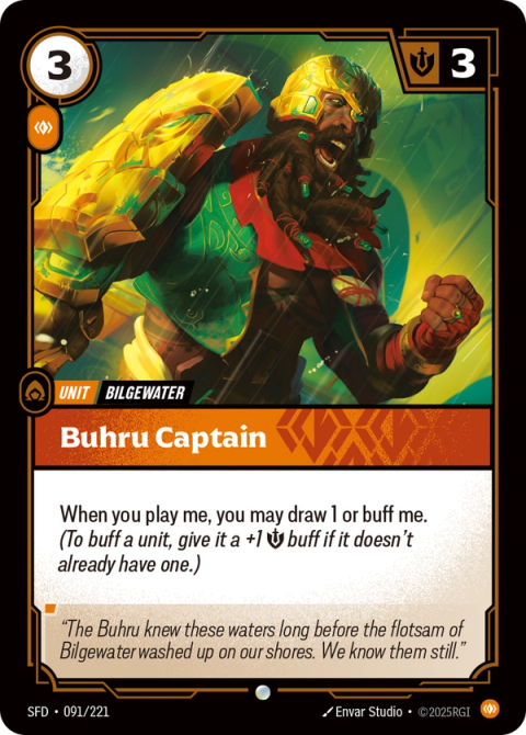 Buhru Captain — Spiritforged #091, art by Envar Studio