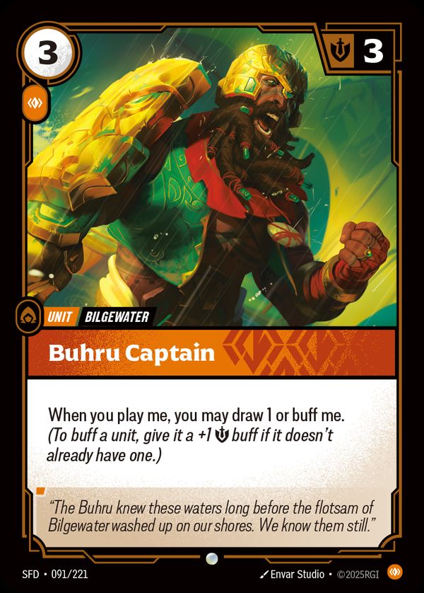 Buhru Captain — Riftbound card