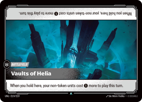Vaults of Helia — Unleashed #219, art by Six More Vodka