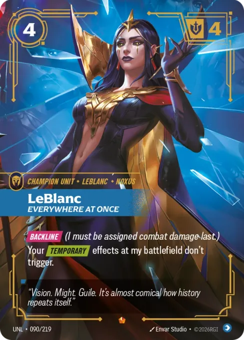 LeBlanc, Everywhere at Once, UNL-090/219