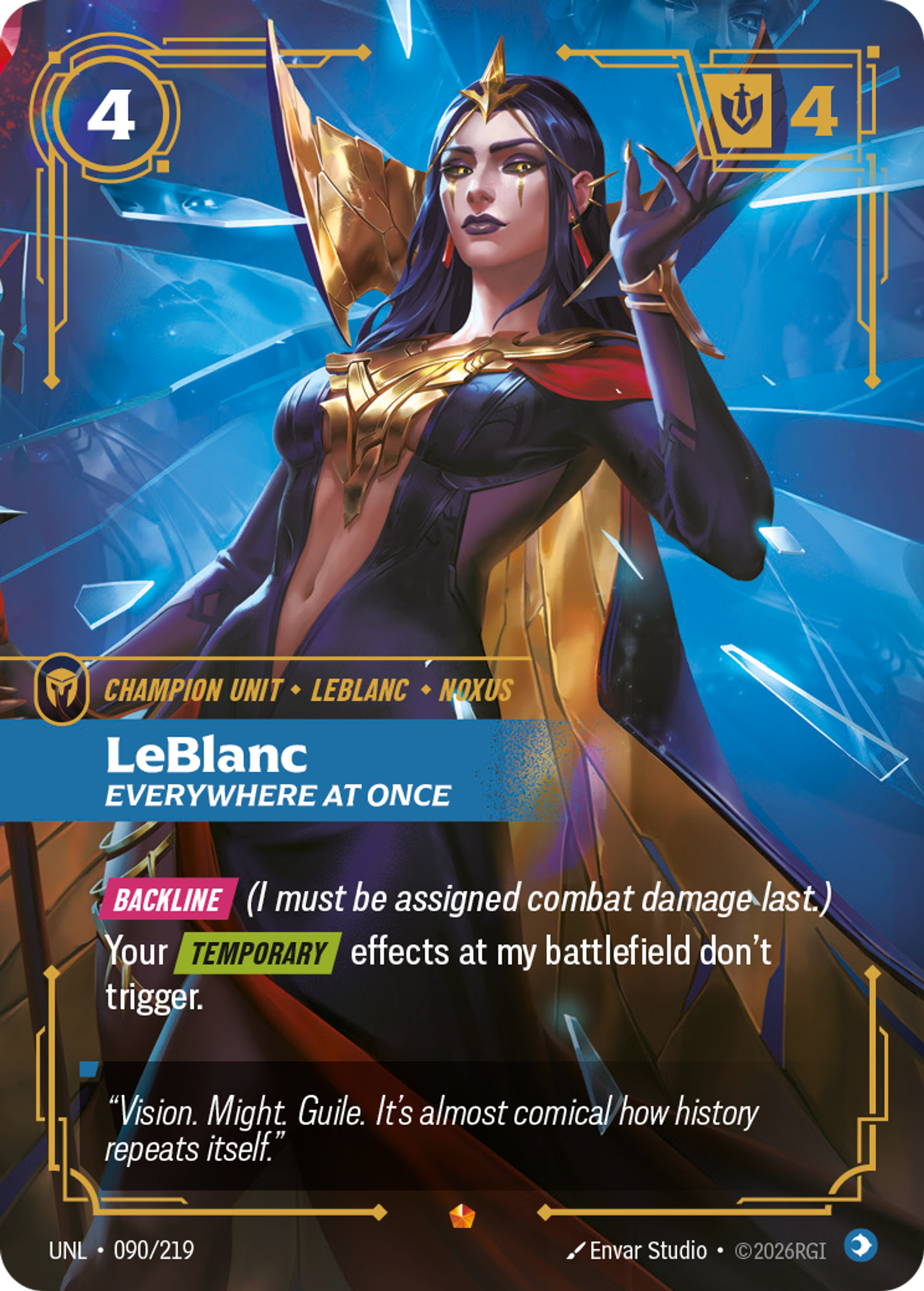 LeBlanc, Everywhere at Once