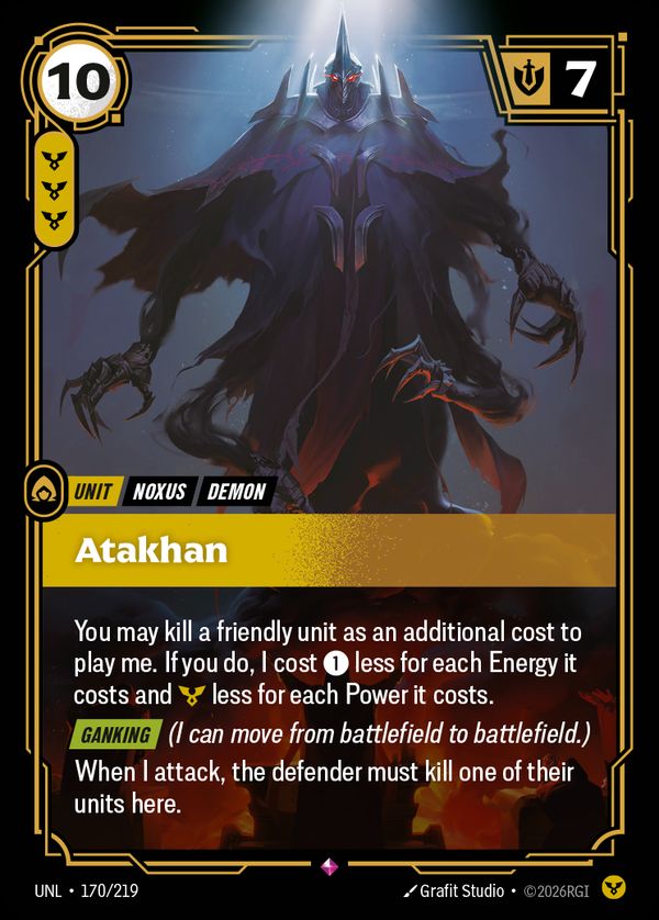 Atakhan — Riftbound card