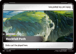 Rockfall Path