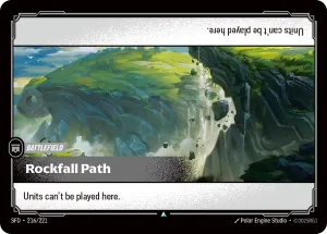 Rockfall Path (SFD-216/221), official card
