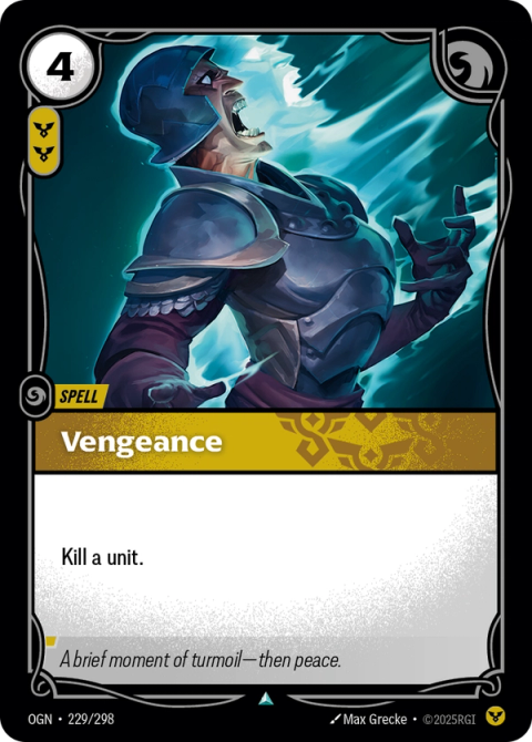 Vengeance — Origins #229, art by Max Grecke