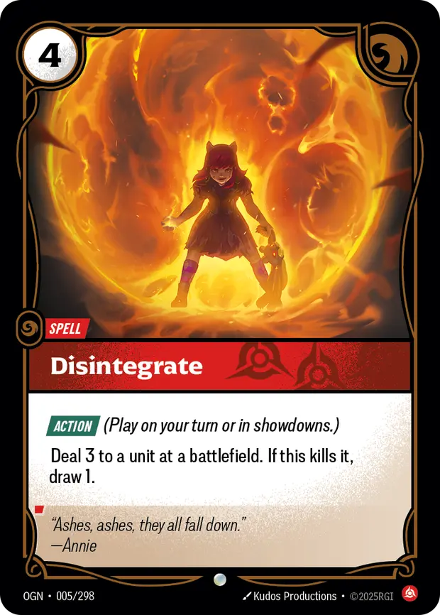 Disintegrate