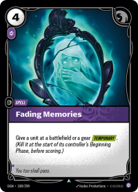 Fading Memories