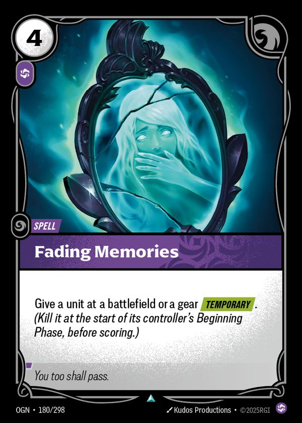 Fading Memories — Riftbound card