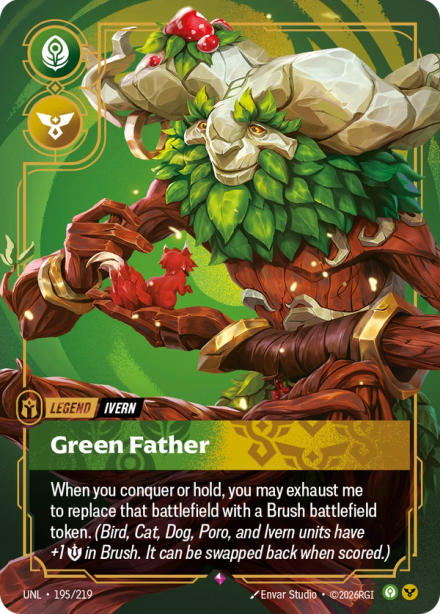 Legend Ivern, Green Father — Ivern Control deck by Marshall at RQ Utrecht