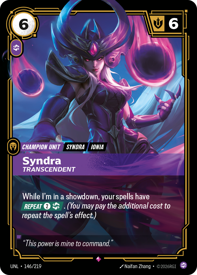 Syndra, Transcendent