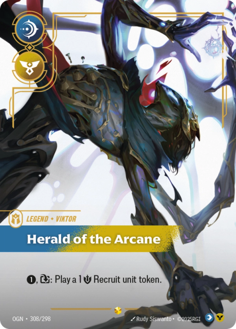 Viktor - Herald of the Arcane (Overnumbered) — Origins #308, art by Rudy Siswanto