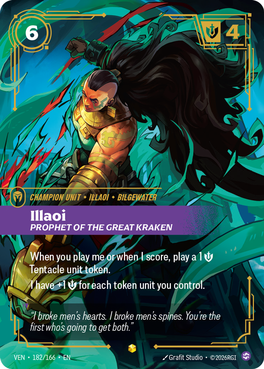 Illaoi, Prophet of the Great Kraken (Overnumbered)