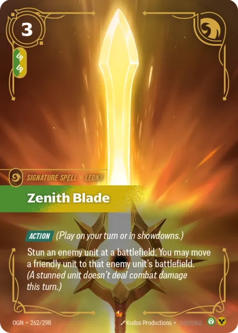Zenith Blade, OGN-262/298