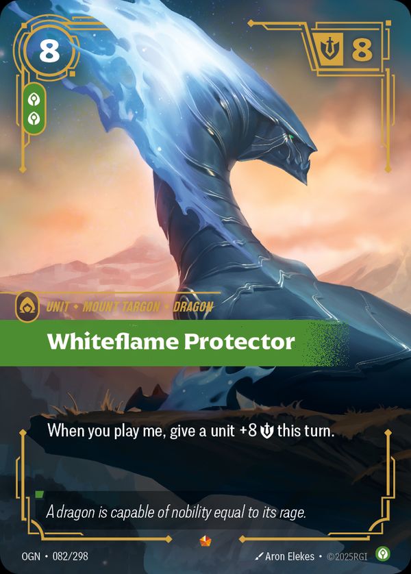 Whiteflame Protector — Riftbound card