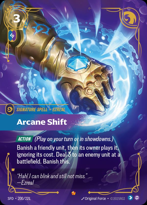 Arcane Shift — Riftbound card
