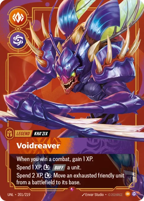 Kha'Zix, Voidreaver, UNL-201/219