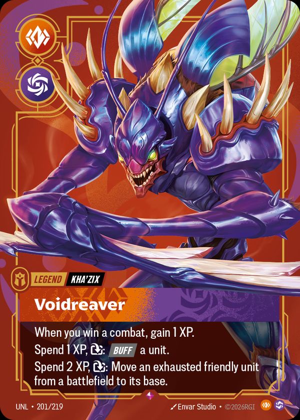 Kha'Zix, Voidreaver — Riftbound card