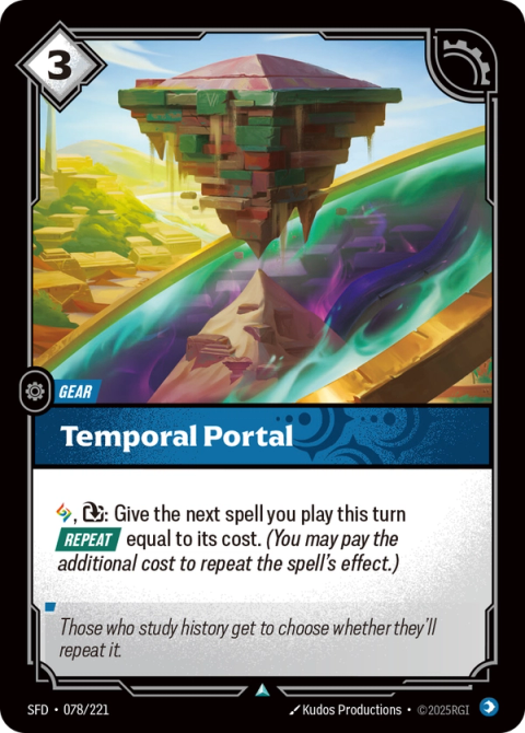 Temporal Portal — Spiritforged #078, art by Kudos Productions