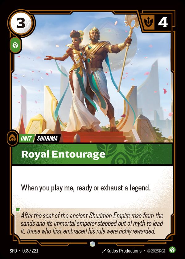 Royal Entourage — Riftbound card