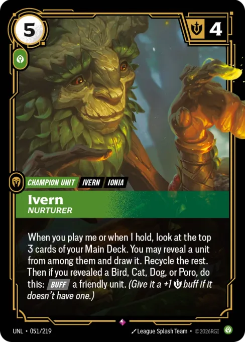 Ivern, Nurturer, UNL-051/219