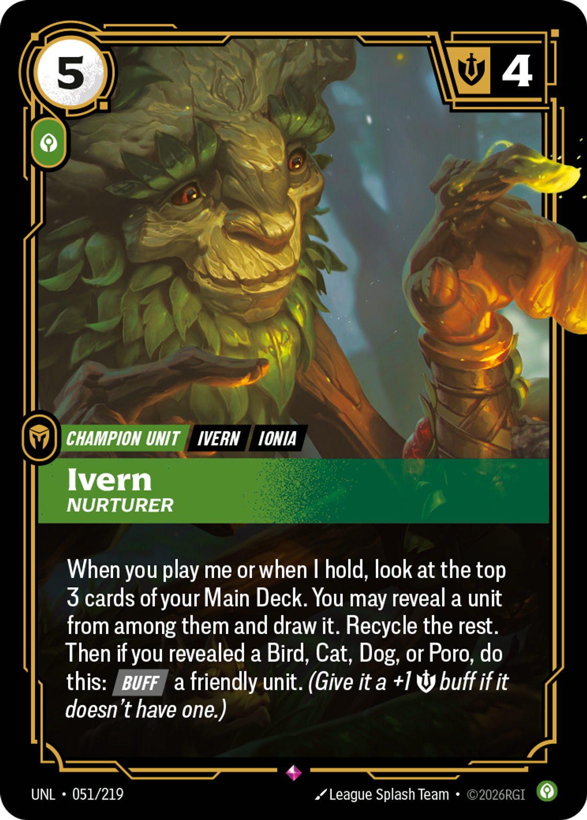 Ivern, Nurturer