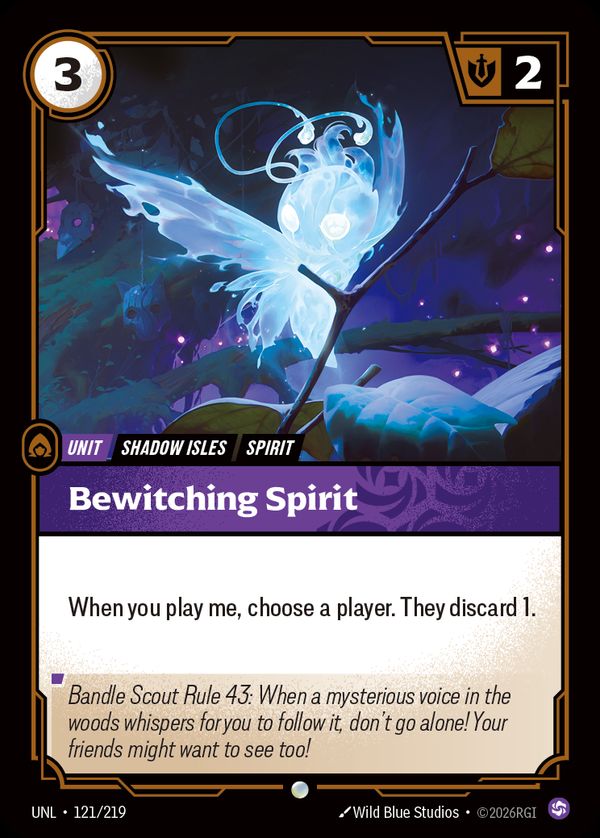 Bewitching Spirit — Riftbound card