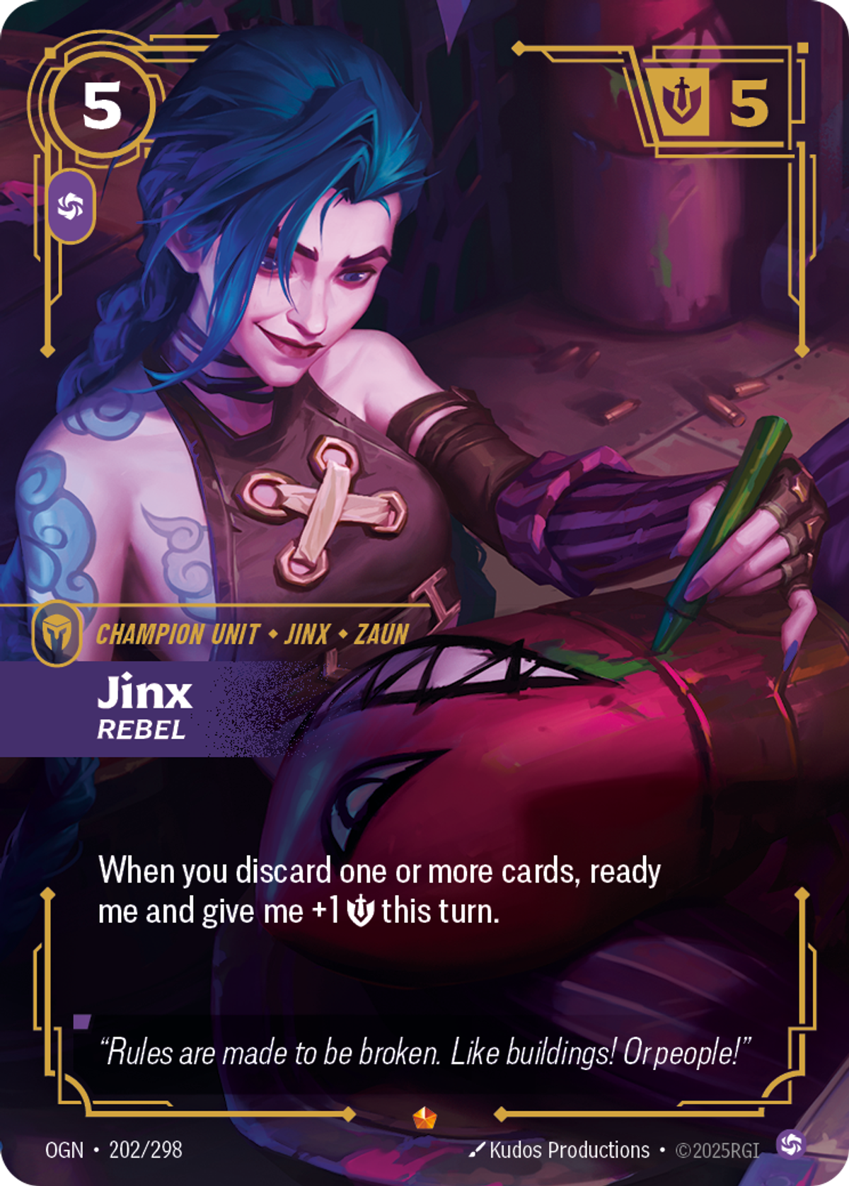 Jinx, Rebel