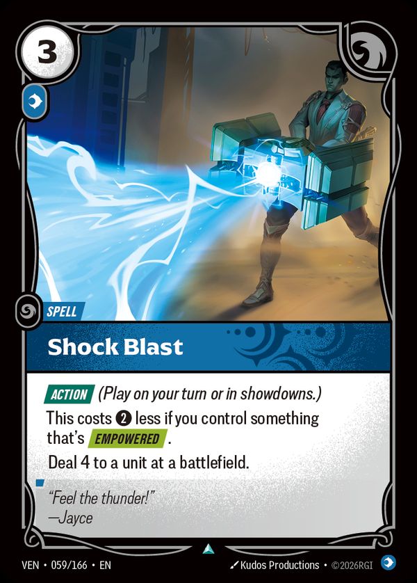 Shock Blast — Riftbound card