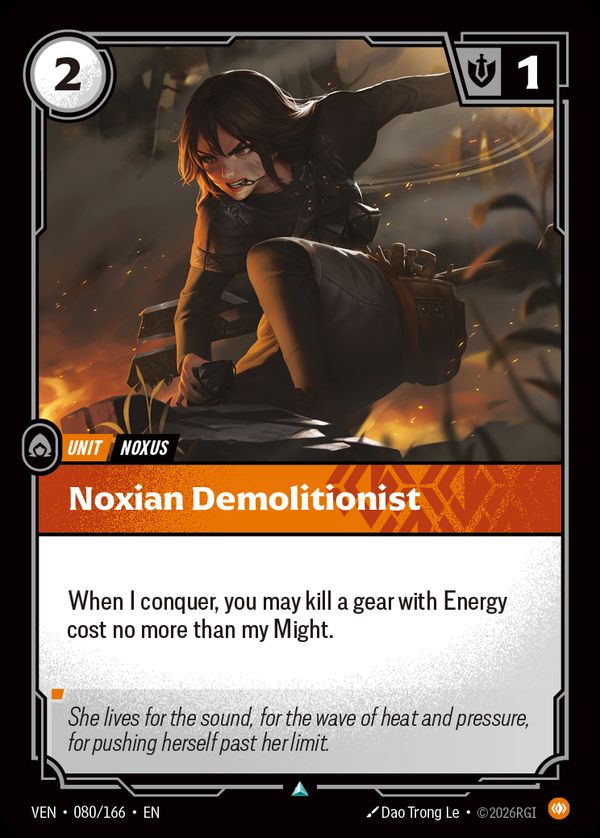 Noxian Demolitionist — Riftbound card