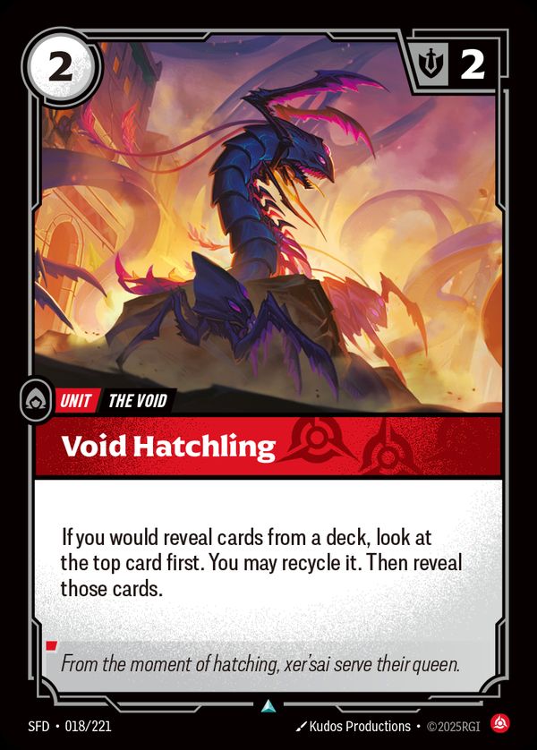 Void Hatchling — Riftbound card