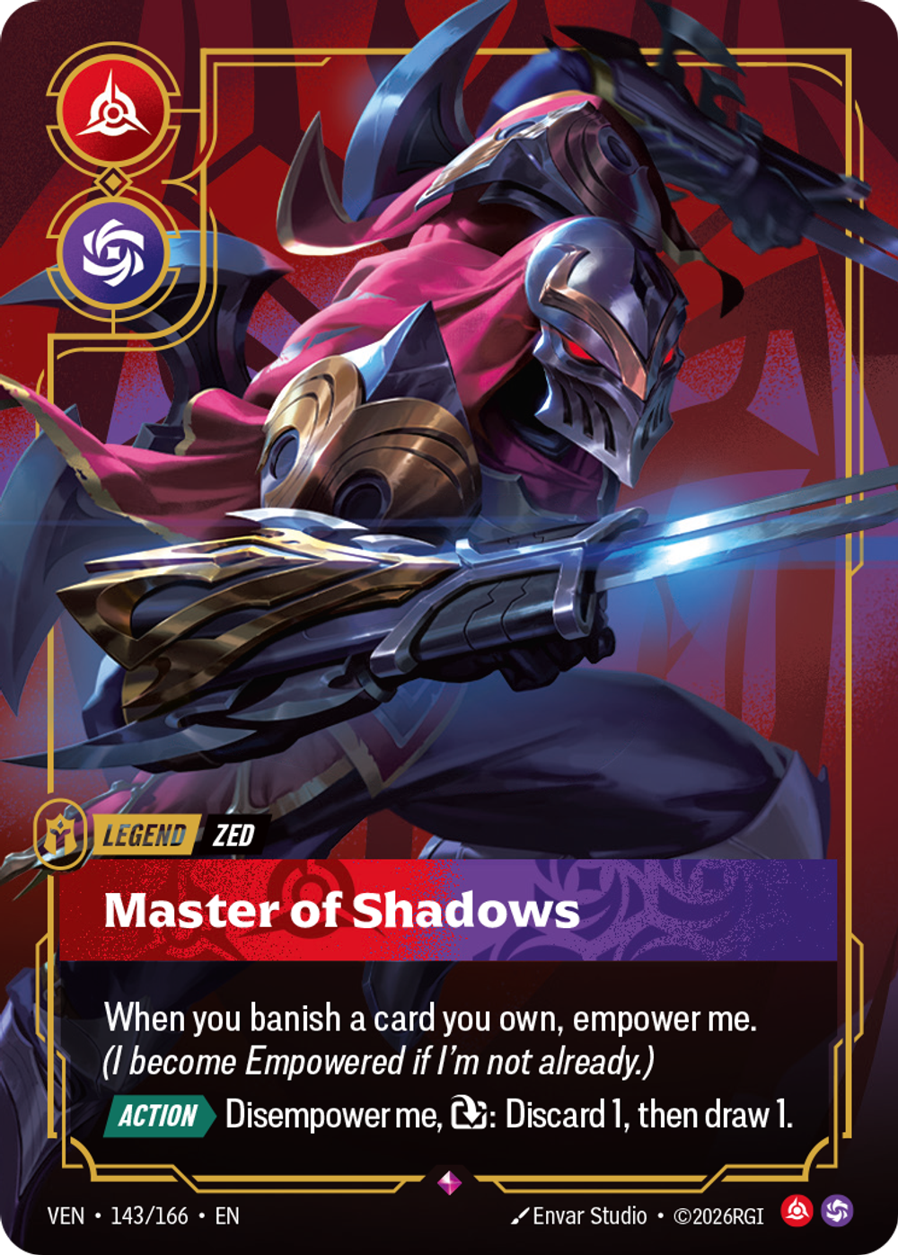 Zed, Master of Shadows