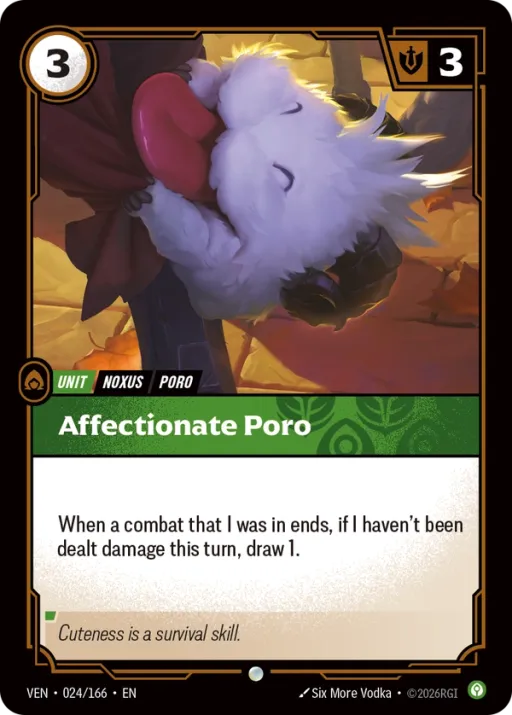 Affectionate Poro