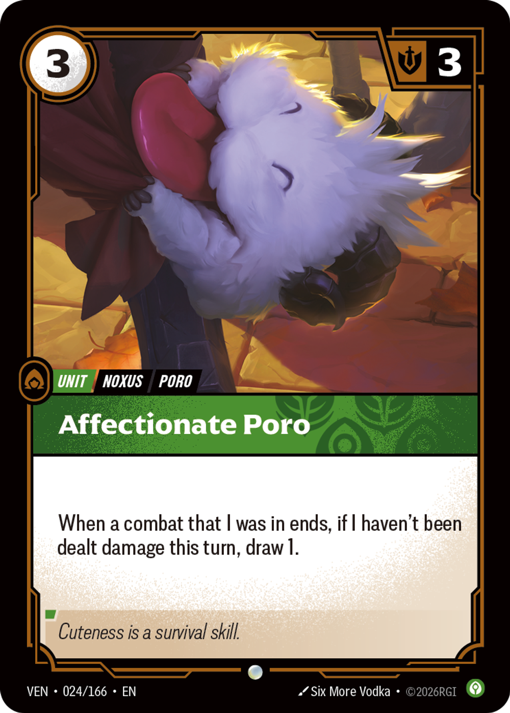 Affectionate Poro