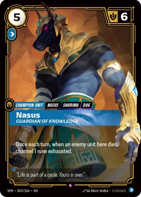 Nasus, Guardian of Knowledge, VEN-063/166