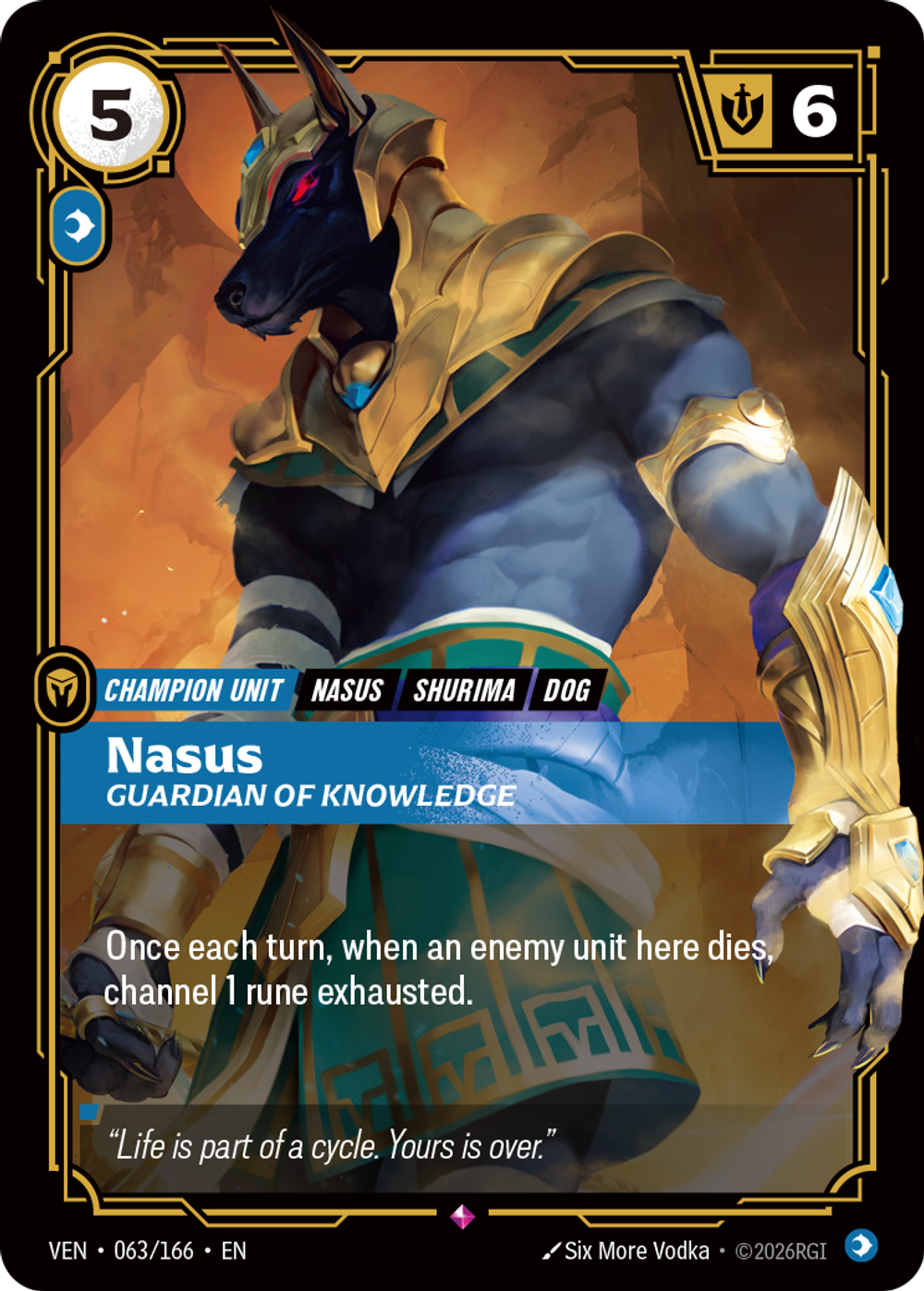 Nasus, Guardian of Knowledge