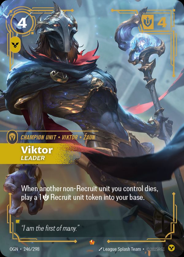 Viktor, Leader — Riftbound card