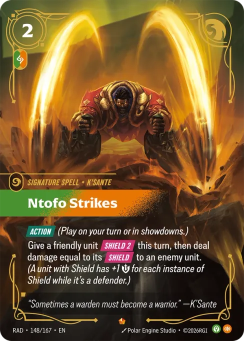 Ntofo Strikes, RAD-148/167