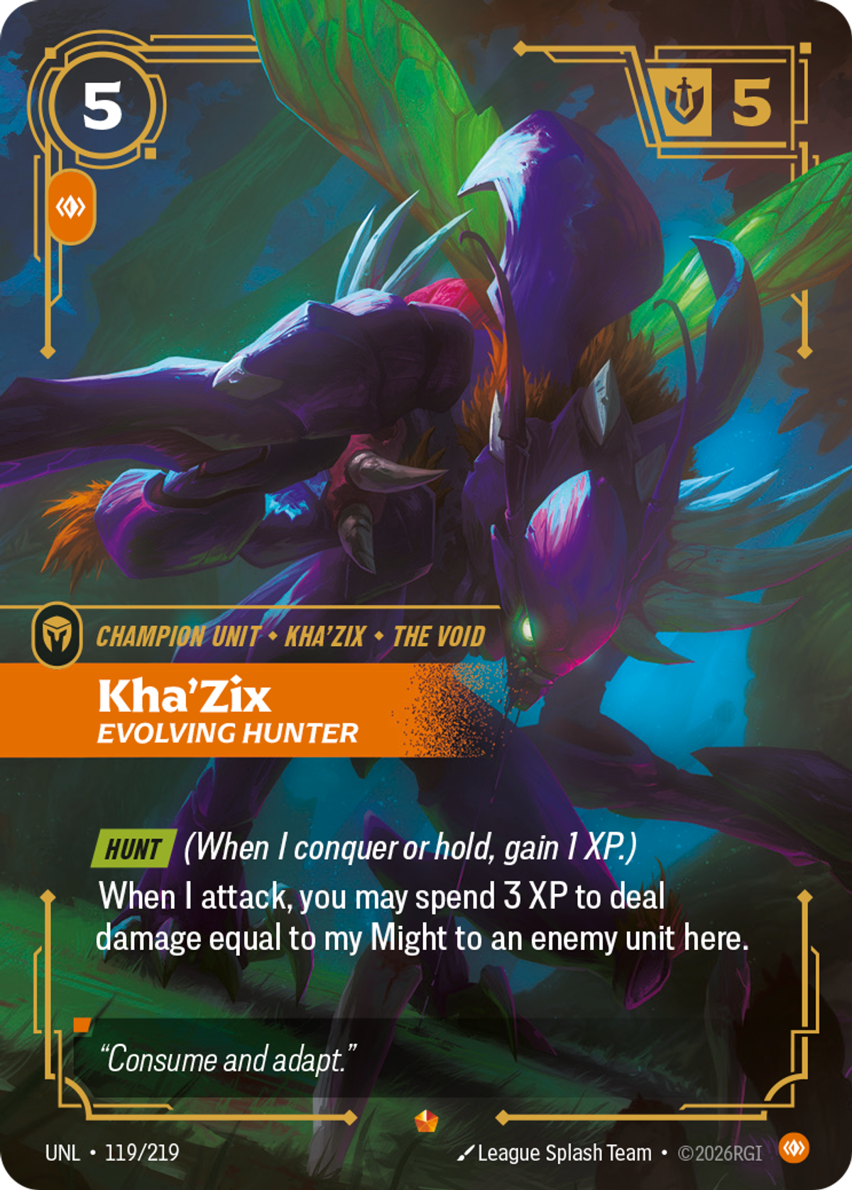 Kha'Zix, Evolving Hunter