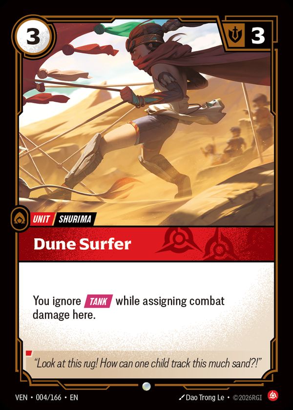 Dune Surfer — Riftbound card