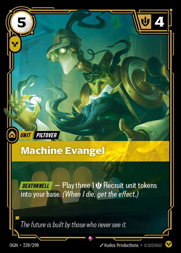 Machine Evangel — Riftbound card