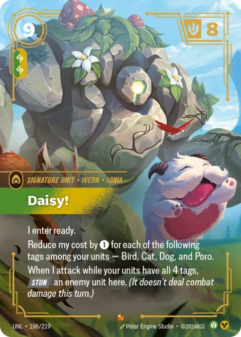 Daisy! UNL-196 영어판 카드 이미지