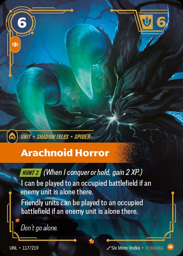 Arachnoid Horror — Riftbound card
