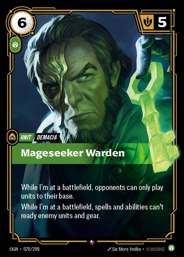 Mageseeker Warden — Riftbound card