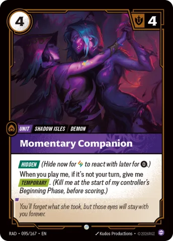 Momentary Companion · RAD-095/167
