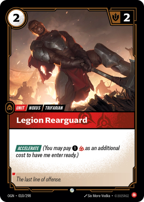 Legion Rearguard — Origins #010, art by Six More Vodka