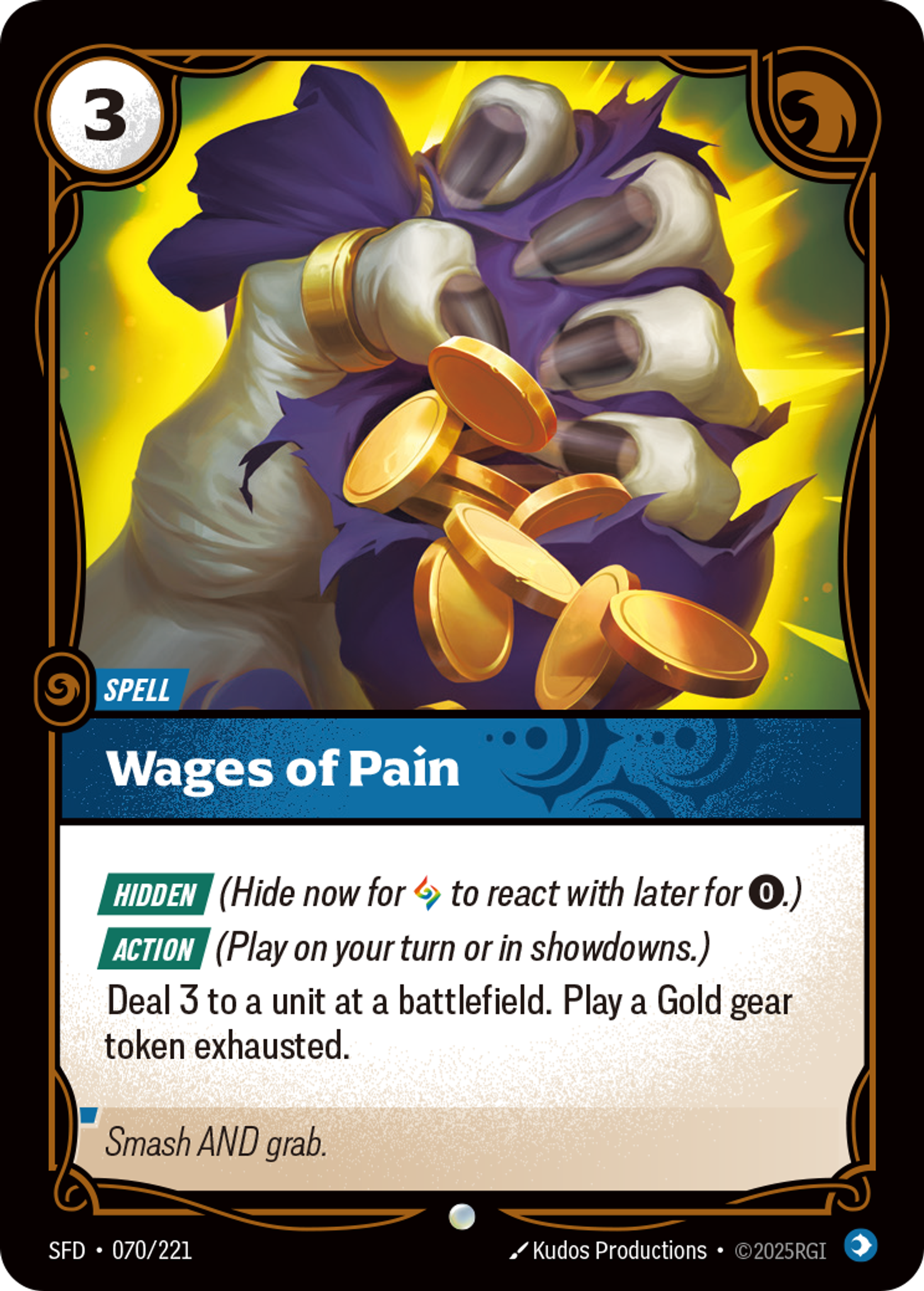 Wages of Pain